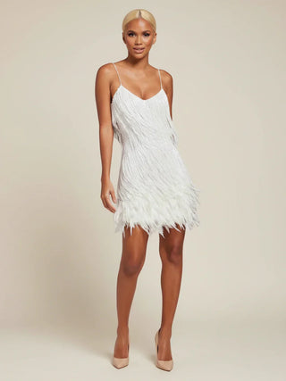 Women's Fringe Cocktail Mini Dress