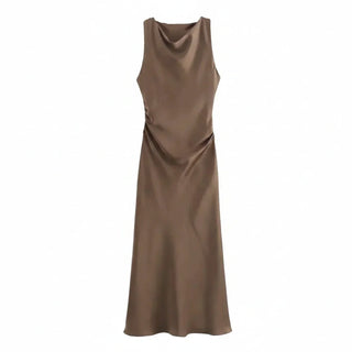 Women's Sleeveless Bodycon Midi Dress