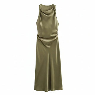 Women's Sleeveless Bodycon Midi Dress