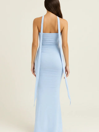 Women's Strapless Evening Maxi Dress