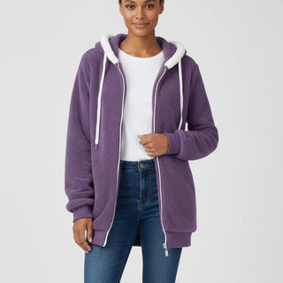 Women's Hooded Zip-Up Sweater