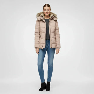 Women's Hooded Quilted Puffer Jacket