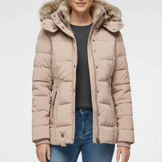 Women's Hooded Quilted Puffer Jacket