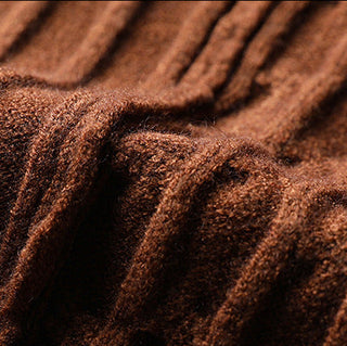 Men's Full Zip Cable Knit Sweater