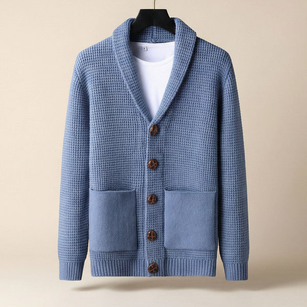 Men's Shawl Collar Cardigan Sweater