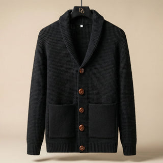 Men's Shawl Collar Cardigan Sweater