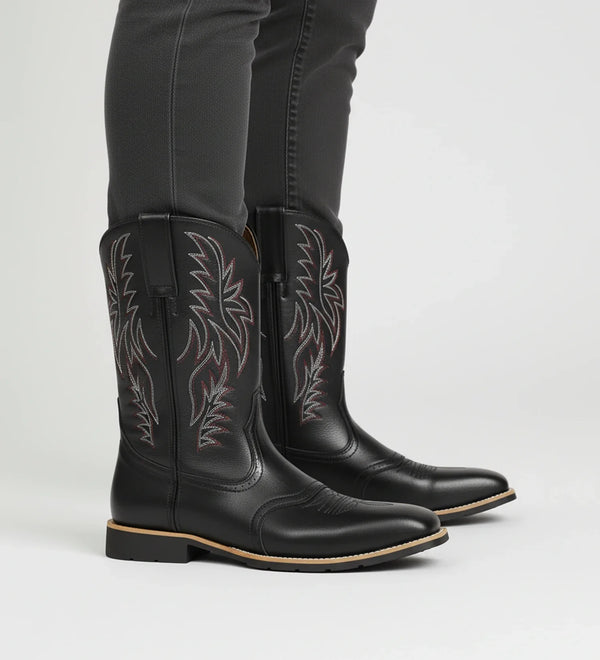 Men's Mid-Calf Western Cowboy Boots