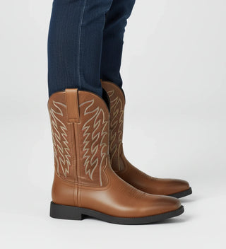 Men's Mid-Calf Western Cowboy Boots