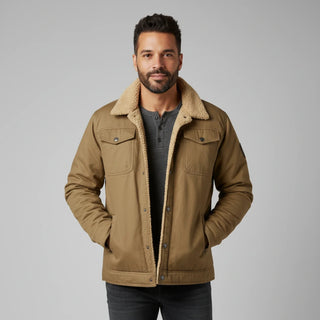 Men's Sherpa Collar Trucker Jacket