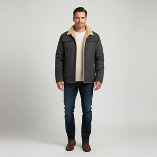 Men's Sherpa Collar Trucker Jacket