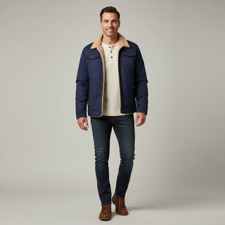 Men's Sherpa Collar Trucker Jacket