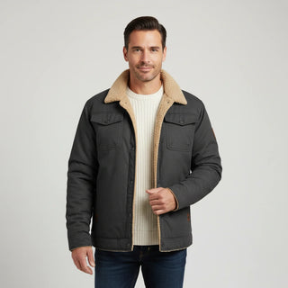 Men's Sherpa Collar Trucker Jacket