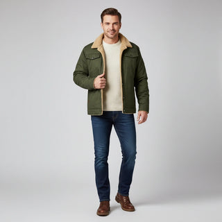 Men's Sherpa Collar Trucker Jacket