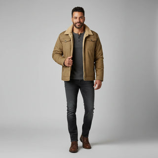 Men's Sherpa Collar Trucker Jacket