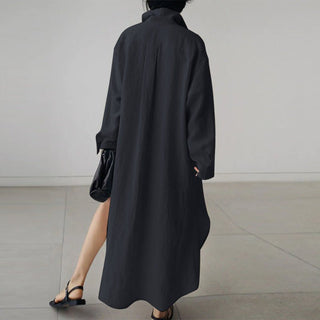 Women's Button-Down Shirt Maxi Dress