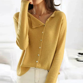 Women's Button-Front Knit Sweater