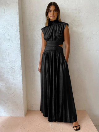 Women's Cutout A-Line Maxi Dress