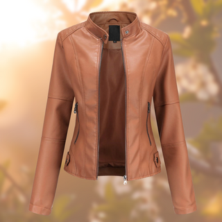 Women's Fitted Stand Collar Jacket