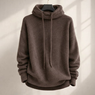 Women's Hooded Cowl Neck Sweater