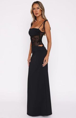 Women's Lace Bodycon Maxi Dress
