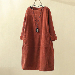 Women's Long Sleeve Midi Dress
