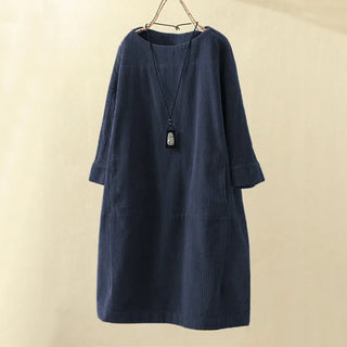 Women's Long Sleeve Midi Dress