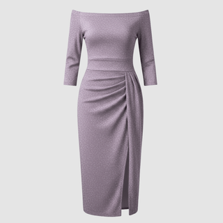 Women's Off-the-Shoulder Midi Dress