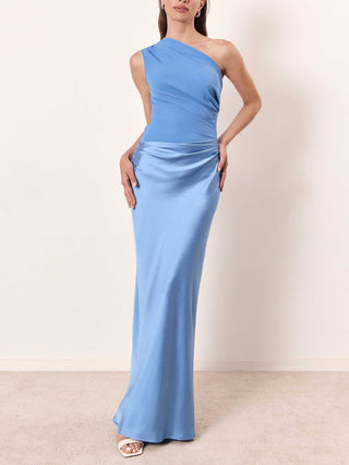 Women's One Shoulder Bodycon Maxi Dress