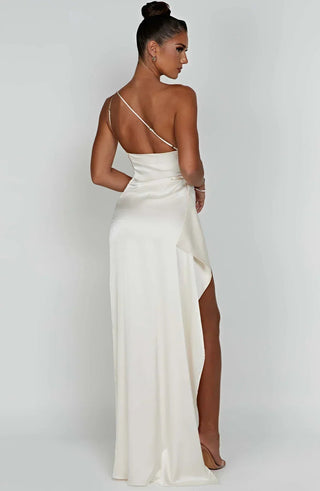 Women's One Shoulder Evening Maxi Dress
