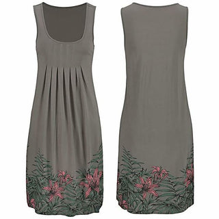 Women's Sleeveless A-Line Knee Length Dress