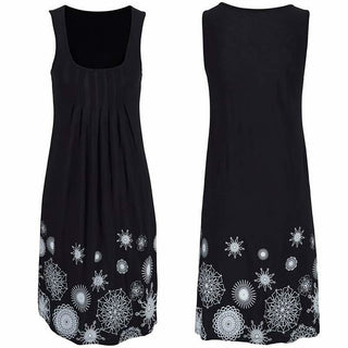 Women's Sleeveless A-Line Knee Length Dress