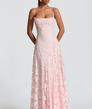 Women's Spaghetti Strap A-Line Maxi Dress