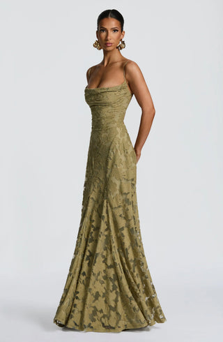 Women's Spaghetti Strap Evening Maxi Dress