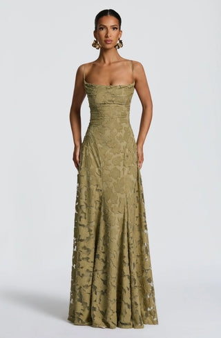 Women's Spaghetti Strap Evening Maxi Dress