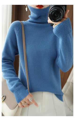 Women's Turtleneck Fitted Sweater