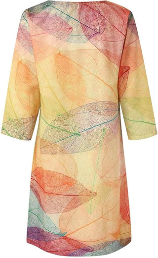 Women's V-Neck A-Line Midi Dress