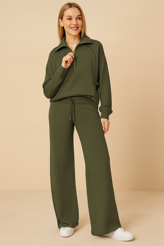 Women's Wide Leg Lounge Set
