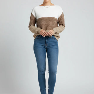 Women's Color Block Sweater