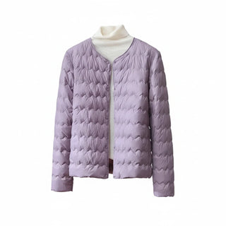 Women's Quilted Collarless Puffer Jacket
