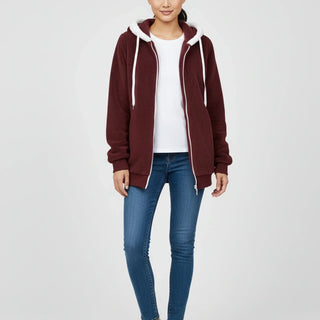 Women's Hooded Zip-Up Sweater